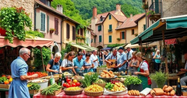 Experiências Gastronômicas Culturais em Vilarejos Europeus