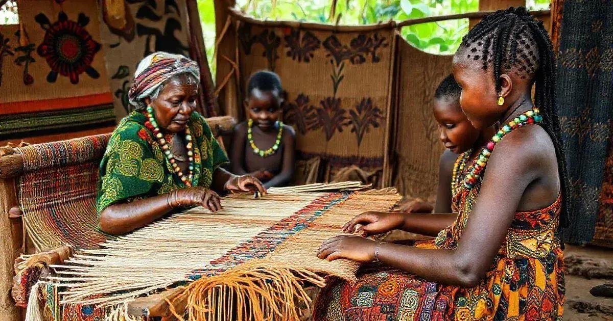 Importância cultural da tecelagem nas tribos africanas