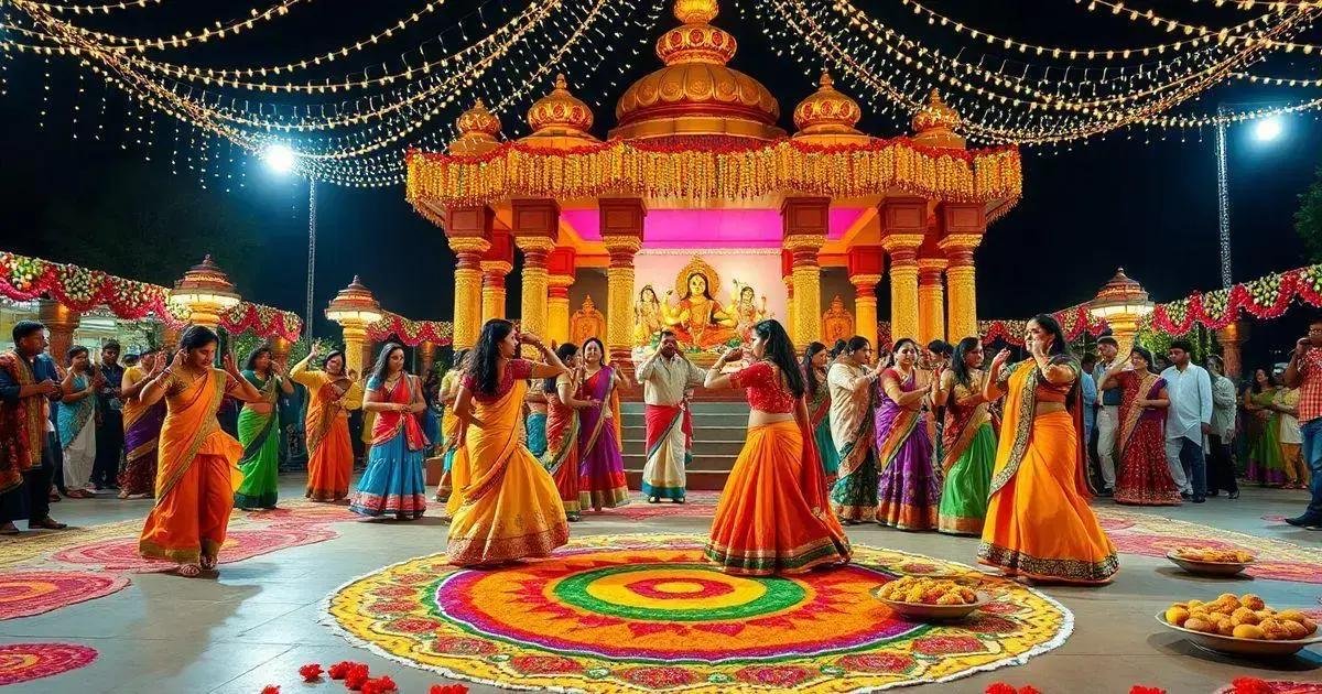 Navratri: Festival de Dança e Música