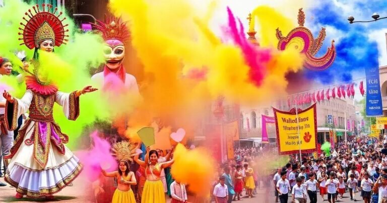 Os Festivais Mais Coloridos do Mundo que Poucos Conhecem