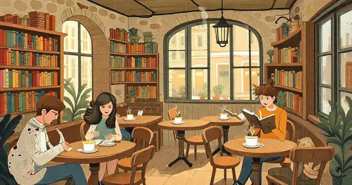 Os Top 7 Cafés Literários